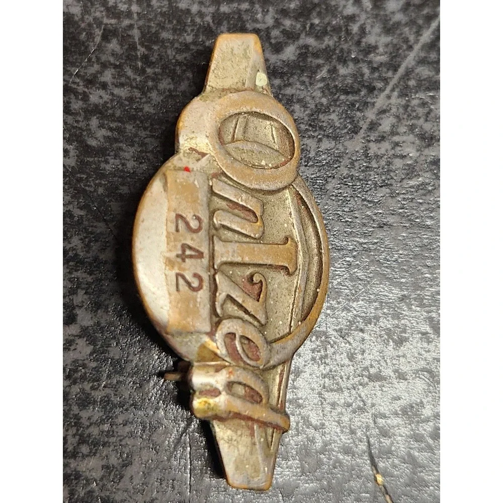 Vintage Ontzed 242 Lodge‎ Pin Brooch Metal Canada